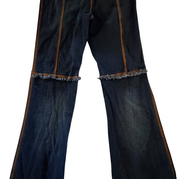 Perfect for Festival Vibe! 5/48 Low Rise Wide Leg Jeans Size 6 or 29 - Picture 10 of 13